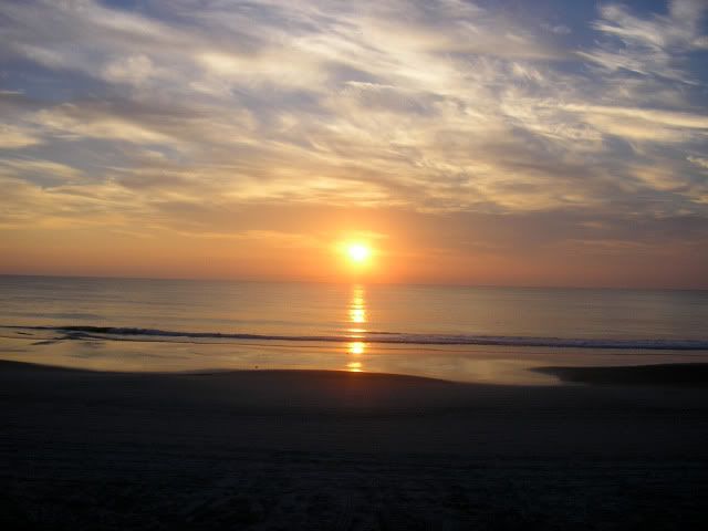 daytona beach florida sunset. Sunset in the Daytona Beach,
