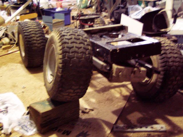 homemade articulated tractor