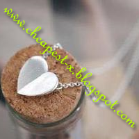 Folded Heart Necklace