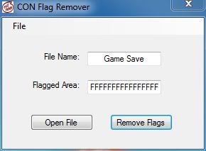 con flag remover xbox 360