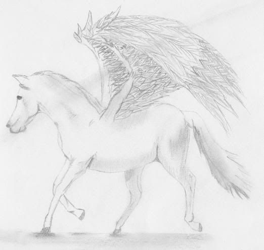 Pegasus adalah seekor kuda yang memiliki sayap putih lebar