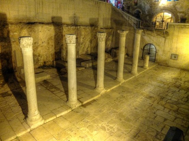 Excavated market street, Jewish Quarter, Jerusalem