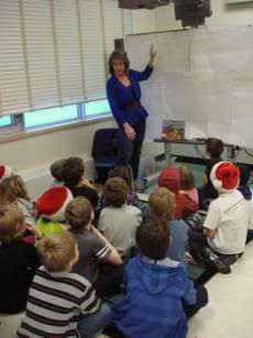 Susan Forest teaches grade three students at Chaparral Elementary School, December 2011