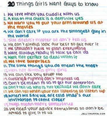 quotes for girls about guys. 20 things girls want guys