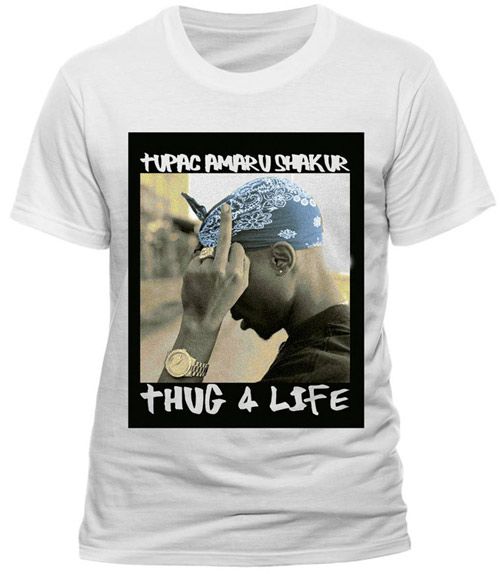 TUPAC SHAKUR THUG 4 LIFE  T shirt