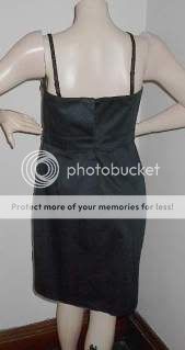 NEW YORK & COMPANY 8 BLACK STRAPLESS STRAIGHT DRESS M  