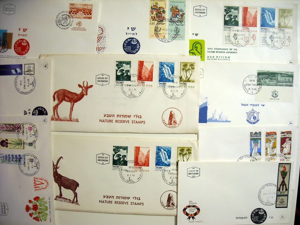 Israel Collection of 30 Shai, Gift Covers, Letters #I6  