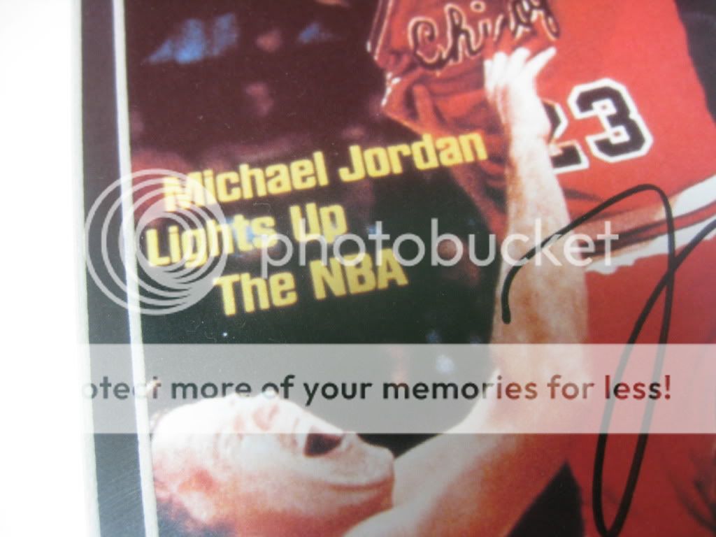 Upper Deck Certified Michael Jordan A Star is Born Autographed S.I 