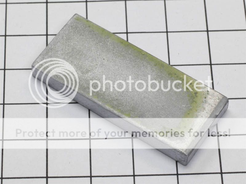   Vanadium metal plate, element sample 24.2 g 5.1x18.0x44.2 mm  